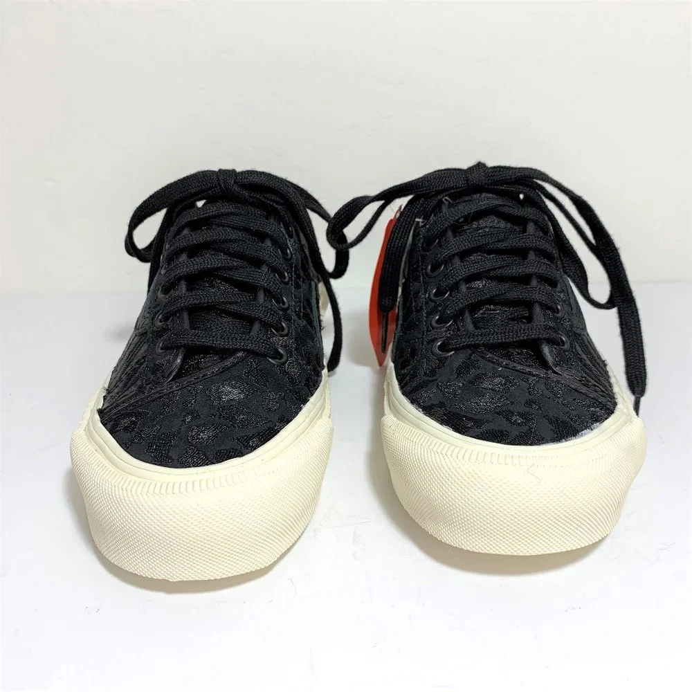 Vans x Billy’s Bess Ni Sneakers Limited Edition Leather Black Animal Size 6 NEW